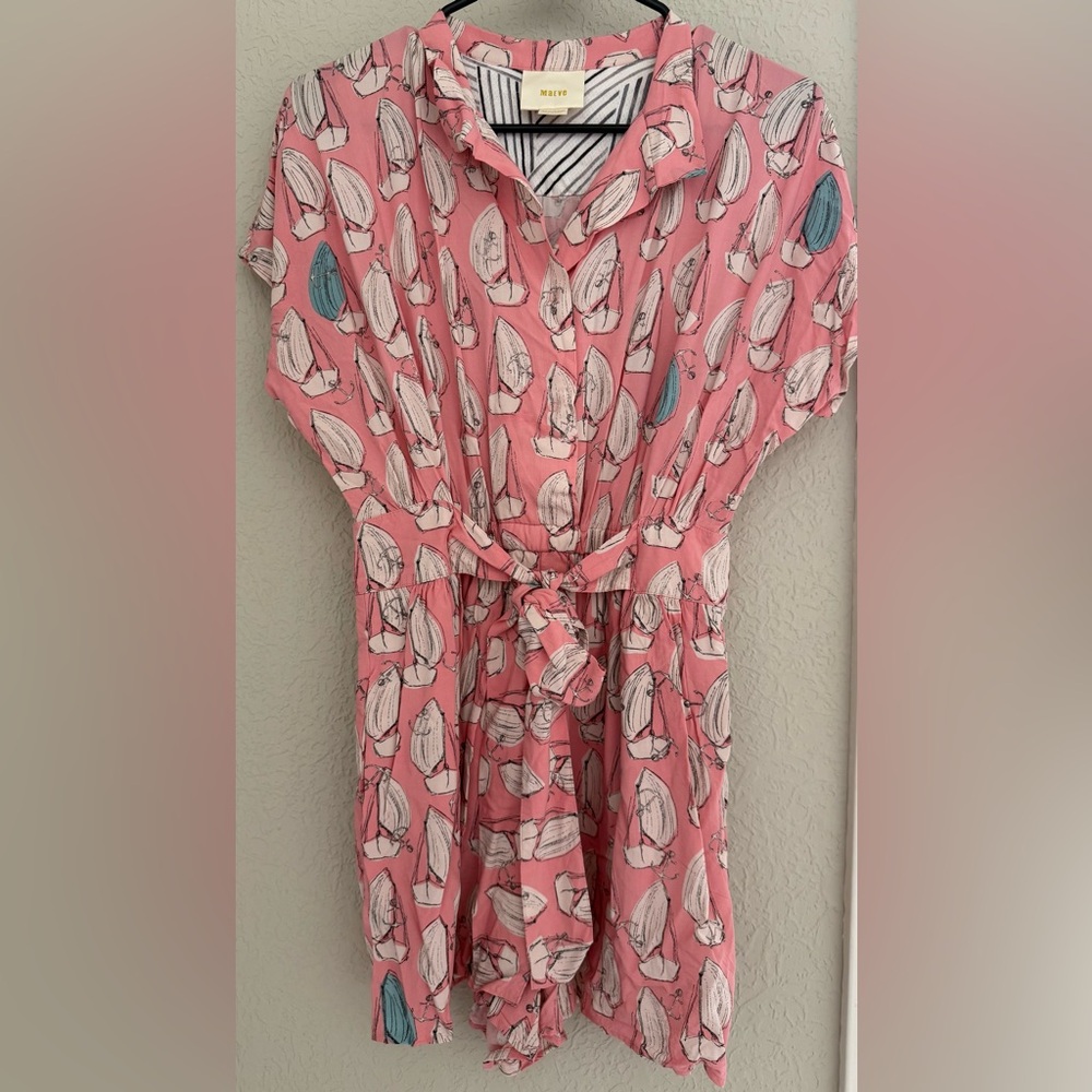 Maeve Romper - Nautical pattern